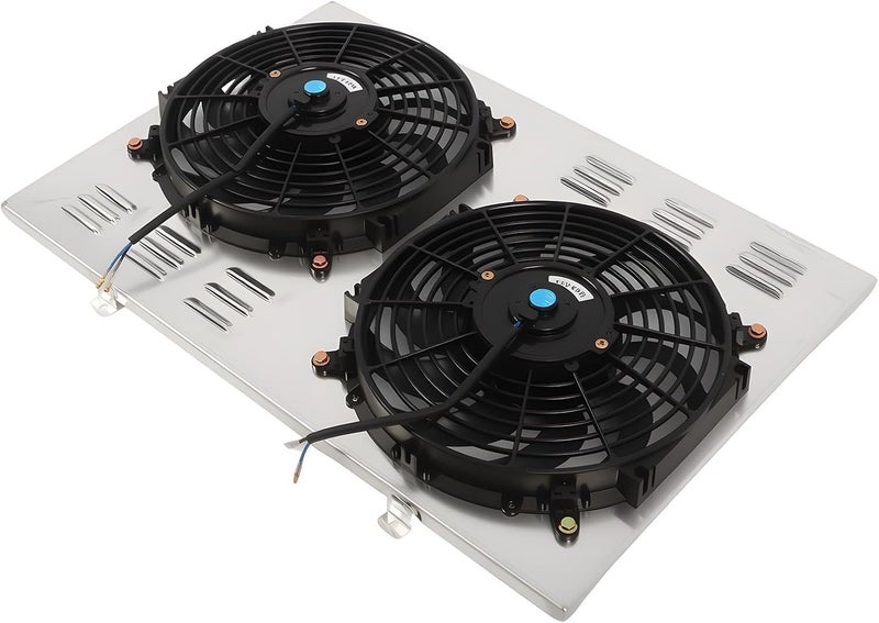 Assembroverse Radiator Fan Shroud Relay Kit Compatible with Camaro Nova Impala Malibu C10 C20 C30 K10 K20 K30 1966-1988 Replace CC162 CU162 Aluminum Electric Fan Shield - Image 2